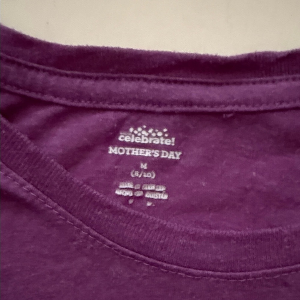Purple Graphic Tee - Best Aunt Ever - Picture 2 of 4